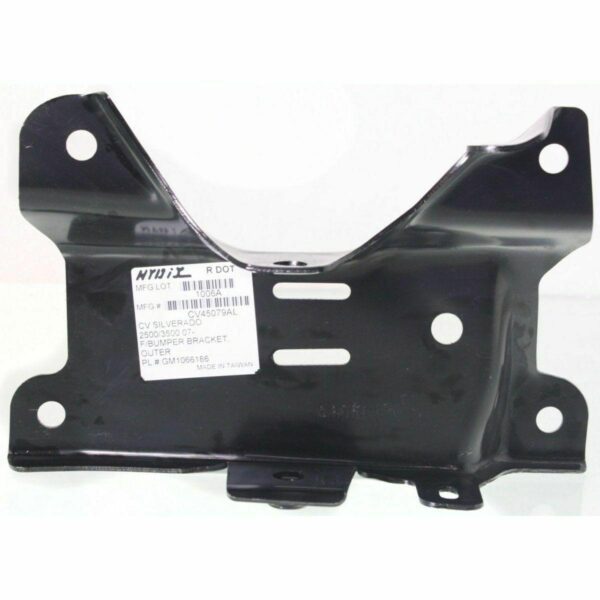 Bumper Bracket Front Outer Driver Side Chevrolet Silverado 3500 2007-2010 Steel , GM1066186 - Image 5