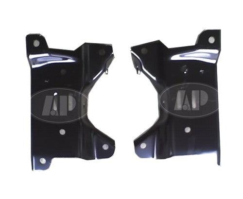 Bumper Bracket Front Outer Driver Side Chevrolet Silverado 1500 2007-2010 Steel , GM1066186