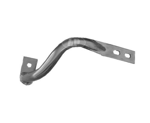 Bumper Brace Front Passenger Side Chevrolet Silverado 1500 2003-2006 Steel Exclude Crew Cab Models , GM1067159