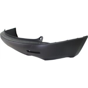 Bumper Rear Gmc Acadia 2007-2012 Without Sensor Hole Textured Black Exclude Denali , GM1100805