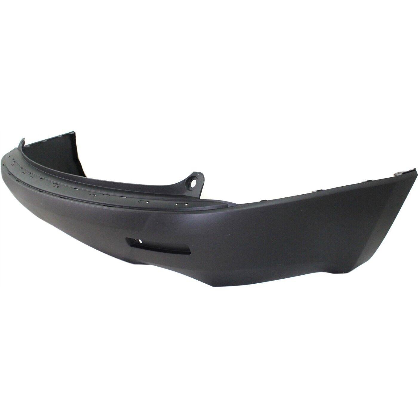 Bumper Rear Gmc Acadia 2007-2012 Without Sensor Hole Textured Black Exclude Denali , GM1100805