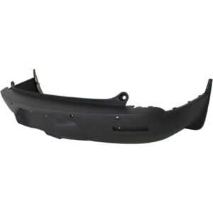 Bumper Rear Chevrolet Traverse 2009-2012 Single Exhaust Textured With Sensor Hole , GM1100842