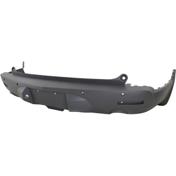 Bumper Rear Chevrolet Traverse 2009-2012 Dual Exhaust Textured With Sensor Hole , GM1100843 - Image 2