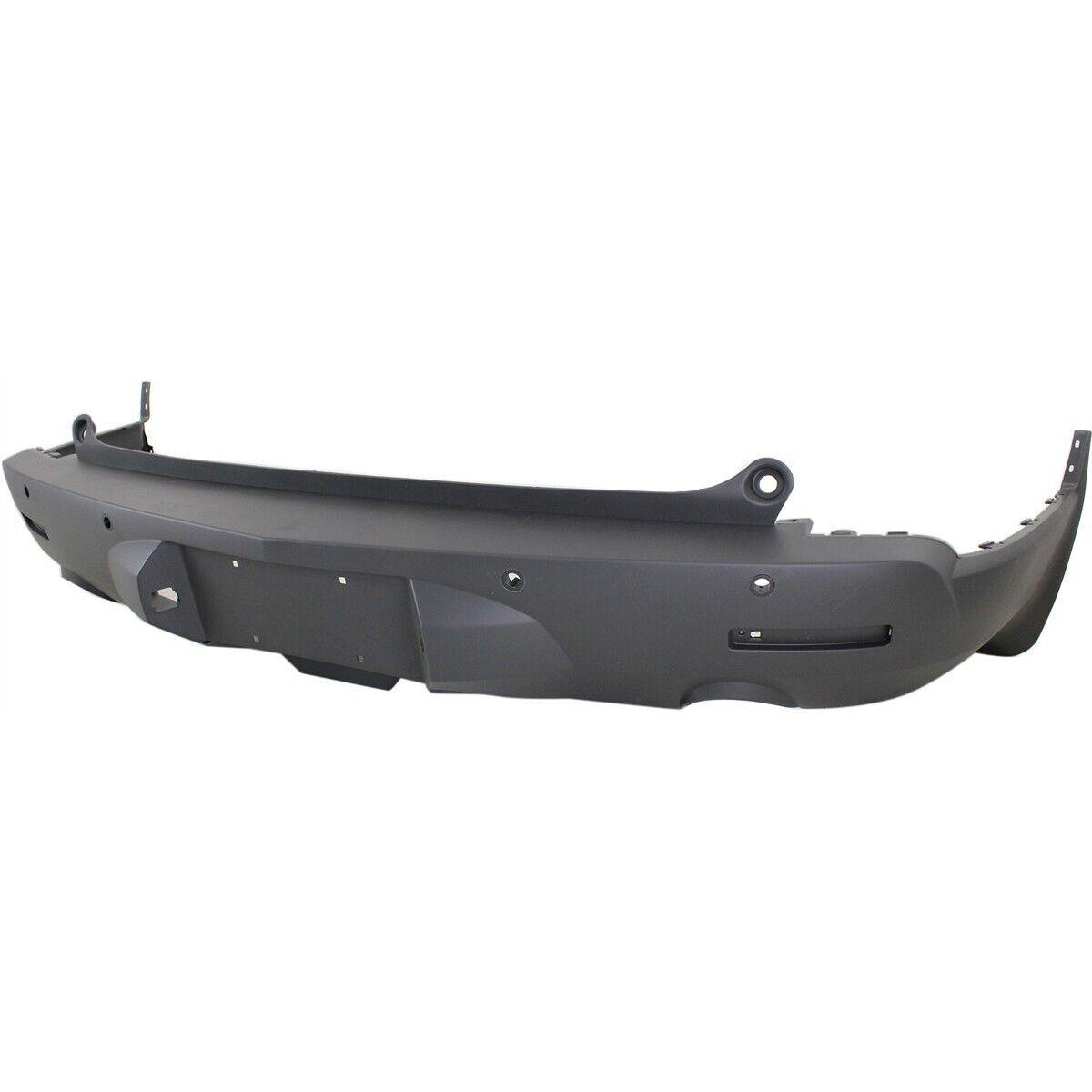 Bumper Rear Chevrolet Traverse 2009-2012 Dual Exhaust Textured With Sensor Hole Capa , GM1100843C