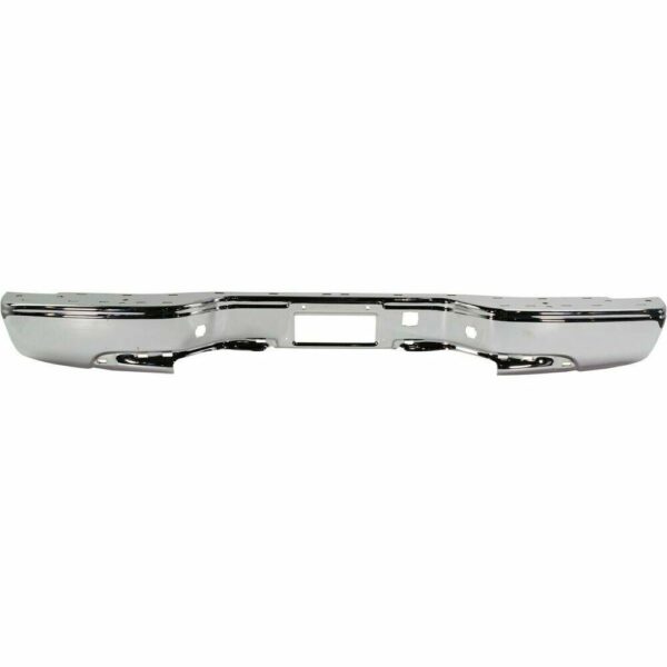 Bumper Face Bar Rear Chevrolet Silverado 1500 1999-2006 Chrome Fleet Side , GM1102411 - Image 2