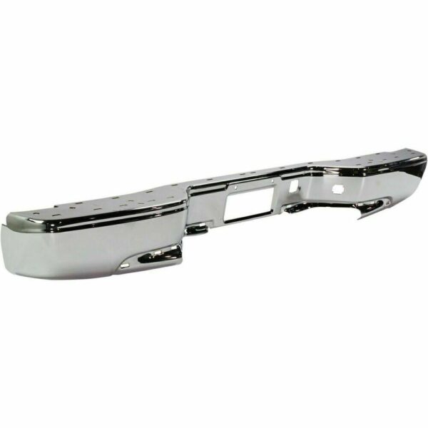 Bumper Face Bar Rear Gmc Sierra 3500 1999-2006 Chrome Fleet Side , GM1102411 - Image 3