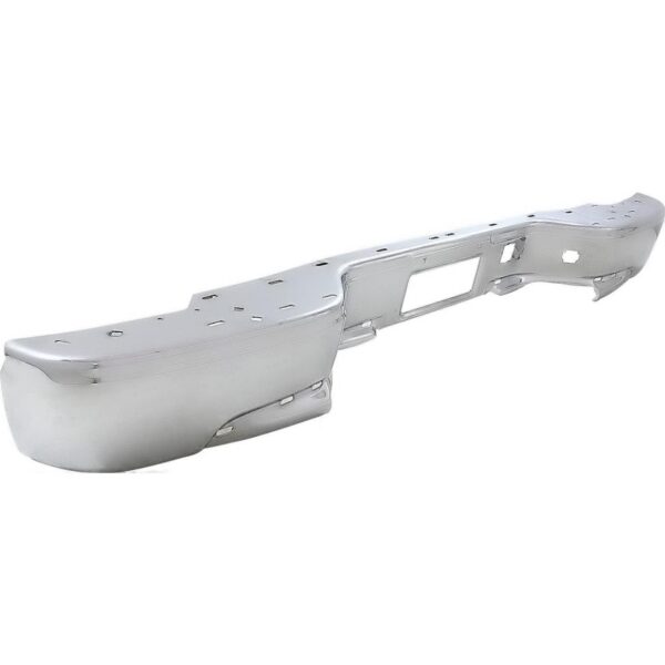 Bumper Face Bar Rear Chevrolet Silverado 2500 1999-2005 Chrome Fits Stepside Pickup Models , GM1102413 - Image 2