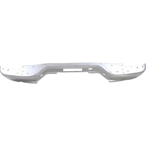 Bumper Face Bar Rear Gmc Sierra 1500 1999-2005 Chrome Fits Stepside Pickup Models , GM1102413 - Image 4
