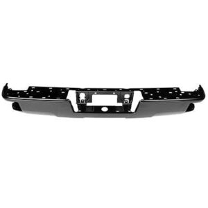 Bumper Rear Gmc Sierra 1500 2014-2018 Black Ptm With Corner Step Without Sensor , GM1102565