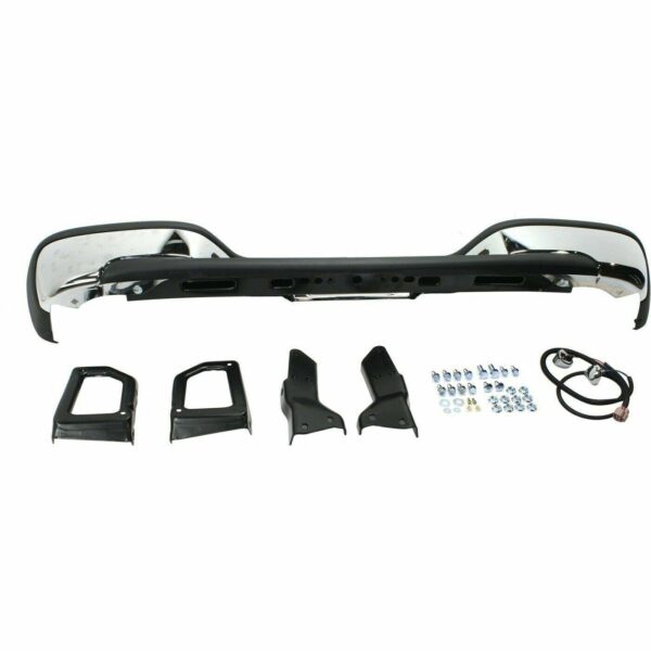 Bumper Assembly Rear Chevrolet Suburban 2000-2006 (Step Bumper) Chrome , GM1103103 - Image 5