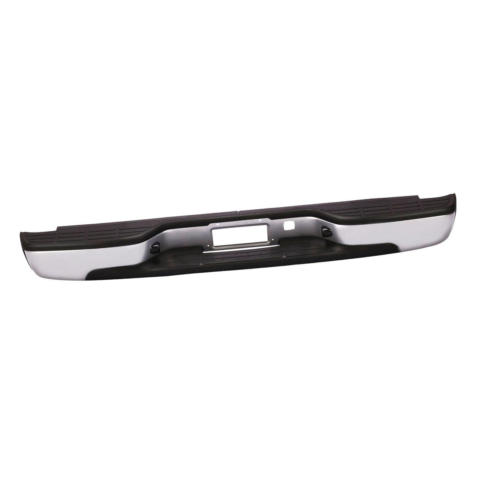 Bumper Rear Chevrolet Silverado 3500 1999-2006 Primed Assembly With Bar/Pad/Brackets/Lights For Fleetside Ligheateduty , GM1103124
