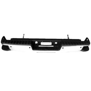 Bumper Rear Gmc Sierra 1500 2014-2018 Assembly Chrome With Corner Step/Sensor Economy Quality , GM1103175U