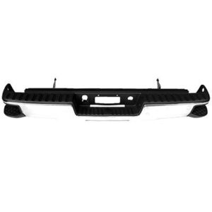 Bumper Rear Gmc Denali 1500 2014-2018 Assembly Chrome With Corner Step Without Sensor , GM1103176