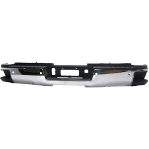 Bumper Rear Assembly Chevrolet Silverado 2500 2015-2019 Chrome With Sensor , Gm1103189 - Hunt Parts
