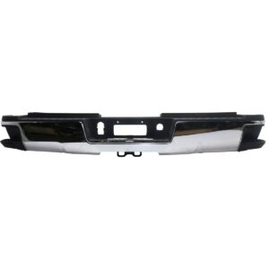 Bumper Rear Assembly Chevrolet Silverado 2500 2015-2019 Chrome Without Sensor , Gm1103191 - Hunt Parts