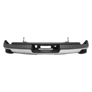 Bumper Rear Assembly Chevrolet Silverado 1500 2015-2018 Chrome Without Park Assist Sensor , Gm1103220 - Hunt Parts