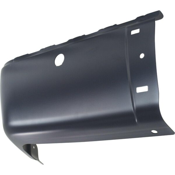 Bumper End Rear Driver Side Chevrolet Silverado 2500 2011-2014 Black With Sensor Hole Steel , GM1104148 - Image 2