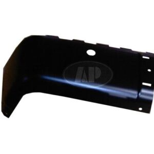 Bumper End Rear Driver Side Gmc Sierra 2500 2011-2014 Black With Sensor Hole Steel , GM1104148