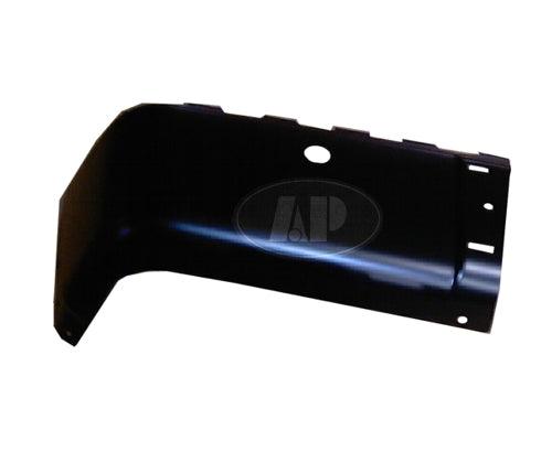 Bumper End Rear Driver Side Chevrolet Silverado 3500 2011-2014 Black With Sensor Hole Steel , GM1104148