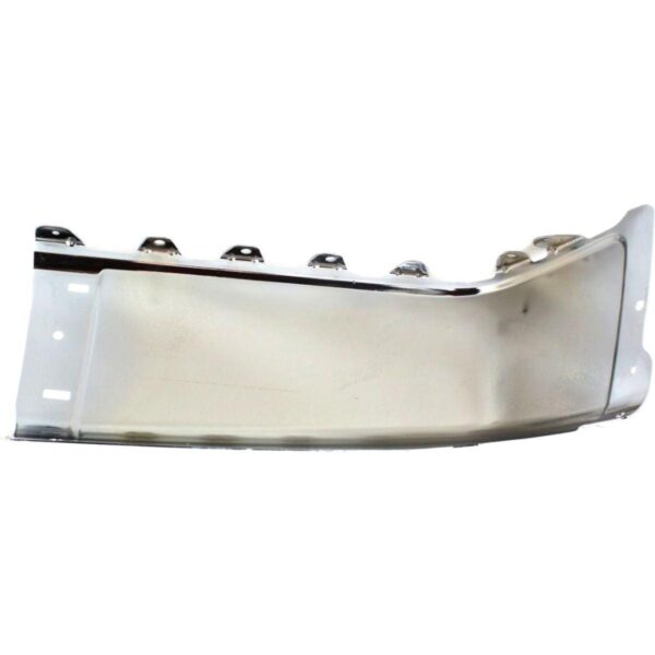 Bumper End Rear Driver Side Chevrolet Silverado 2500 2011-2014 Chrome Without Sensor , GM1104149 - Image 4