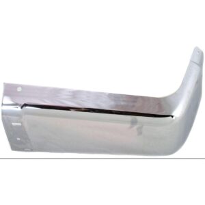 Bumper End Rear Driver Side Gmc Sierra 2500 2011-2014 Chrome Without Sensor Economy Quality , GM1104149U