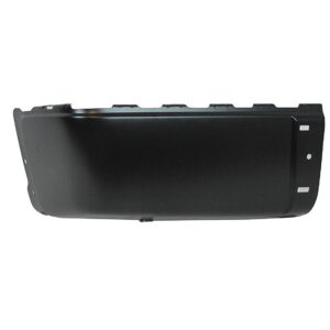 Bumper End Rear Driver Side Gmc Sierra 2500 2007-2013 Black Without Sensor Hole Steel 2500/3500 Series 07-10 , GM1104151