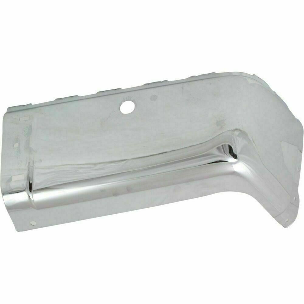 Bumper End Rear Passenger Side Chevrolet Silverado 1500 2007-2013 Chrome With Sensor , GM1105147
