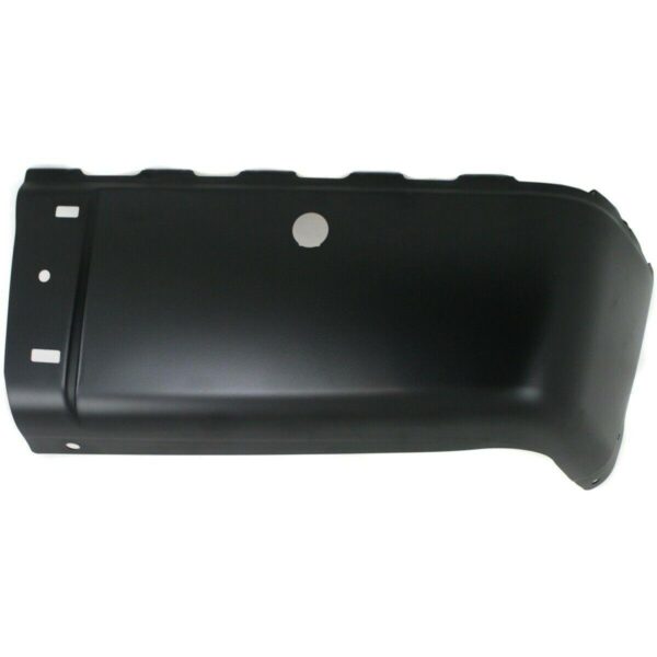 Bumper End Rear Passenger Side Gmc Denali 1500 2007-2013 Black With Sensor Hole Steel , GM1105148 - Image 2