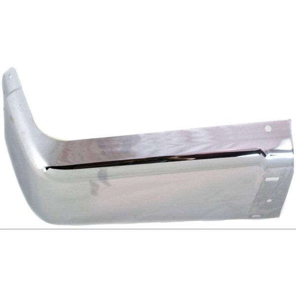 Bumper End Rear Passenger Side Chevrolet Silverado 2500 2007-2010 Chrome Without Sensor , GM1105149 - Image 2