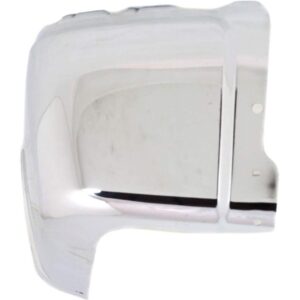 Bumper End Rear Passenger Side Gmc Sierra 2500 2011-2014 Chrome Without Sensor Economy Quality , GM1105149U