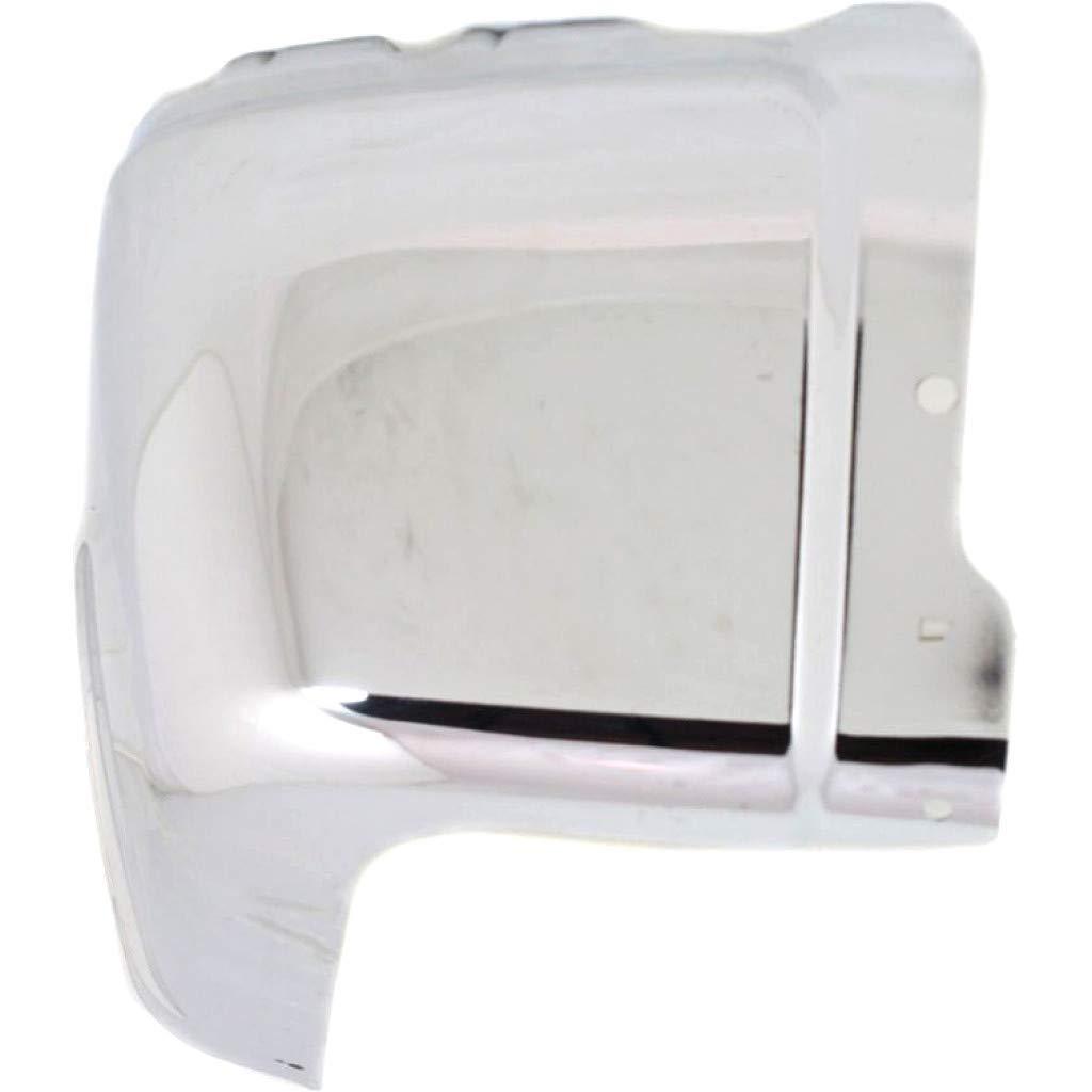 Bumper End Rear Passenger Side Gmc Sierra 1500 2007-2013 Chrome Without Sensor Economy Quality , GM1105149U