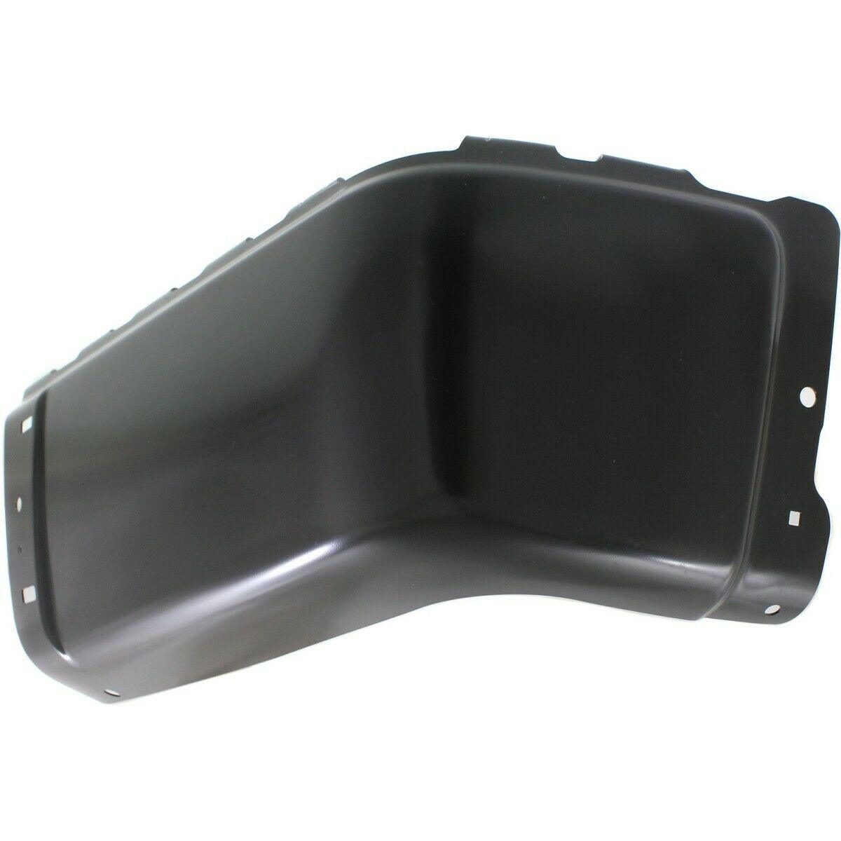 Bumper End Rear Passenger Side Chevrolet Silverado 3500 2007-2010 Black Without Sensor Hole Steel Series 07-10 , GM1105151
