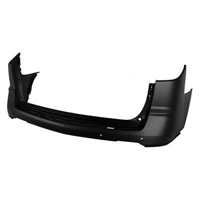 Bumper Rear Lower Chevrolet Traverse 2013-2017 Primed With Sensor Hole , GM1114103
