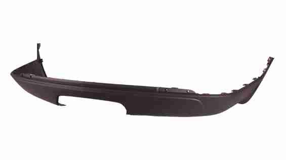 Bumper Rear Lower Chevrolet Traverse 2013-2017 Dark Gray With Single Exhaust Hole , GM1115111