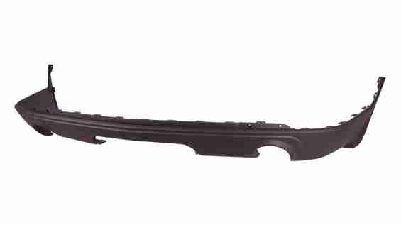 Bumper Rear Lower Chevrolet Traverse 2013-2017 Dark Gray With Dual Exhaust Hole Without Tow Without Sensor Capa , GM1115112C