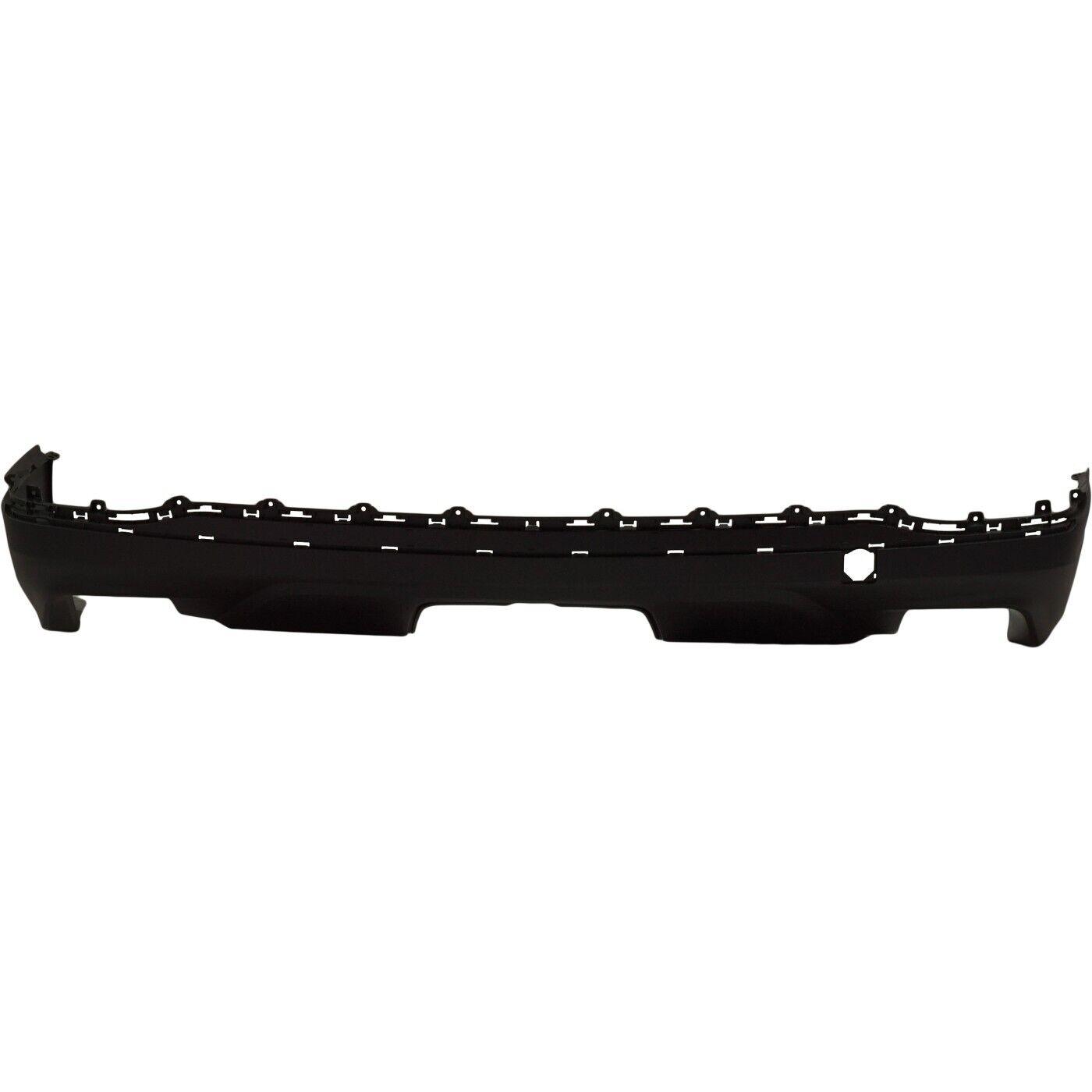 Bumper Lower Rear Chevrolet Equinox 2018-2021 Textured Without Sensor With Dual Exhaust Cut Outs 1.6L Turbo , GM1115141