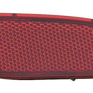 Reflector Rear Passenger Side Chevrolet Malibu 2016-2019 2019 With Single Exhaust Cutout Only , GM1185113