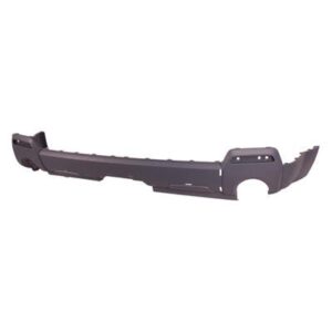 Valance Bumper Rear Gmc Terrain 2010-2015 Matte-Dk Gray With Dual Exh With Chrome Pkg , GM1195114
