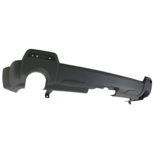 Valance Bumper Rear Gmc Terrain 2010-2015 Matte-Dk Gray With Dual Exh Without Chrome Pkg Capa , GM1195115C