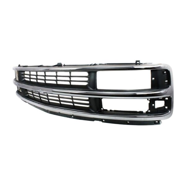 Grille Chevrolet Express 1996-2002 Chrome/Silver (Composite Headlamp) , GM1200382 - Image 2