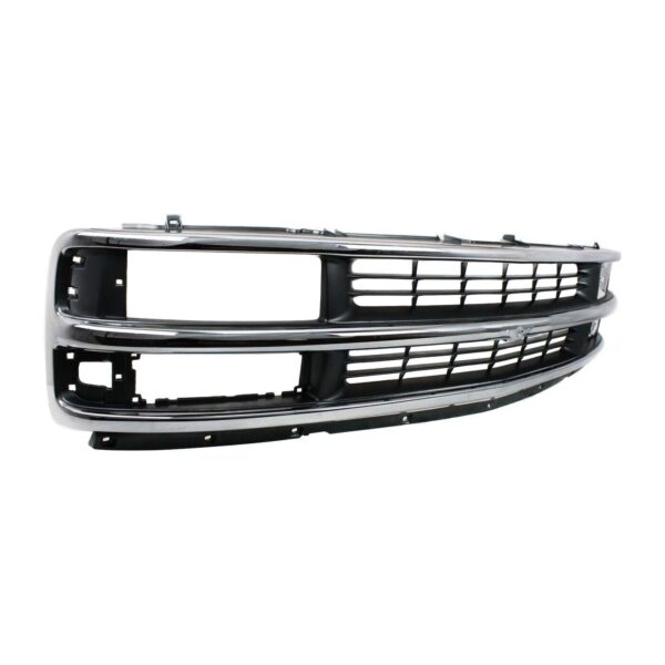 Grille Chevrolet Express 1996-2002 Chrome/Silver (Composite Headlamp) , GM1200382 - Image 3