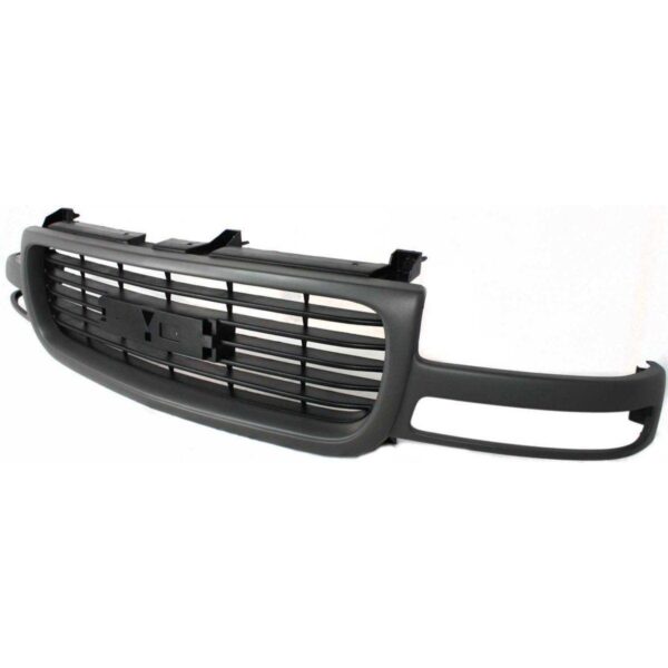 Grille Gmc Yukon 2000-2005 Black Horizontal Bars With Textured Gray Front , GM1200429 - Image 2
