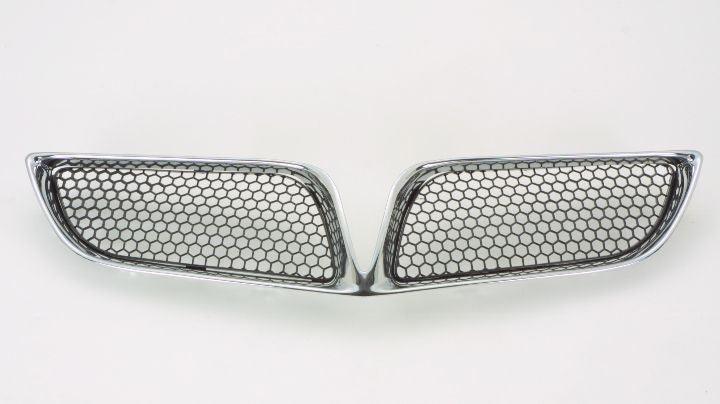 Grille Assembly Pontiac Bonneville 2000-2005 Matt-Dark Grey With Chrome Front Se , GM1200452