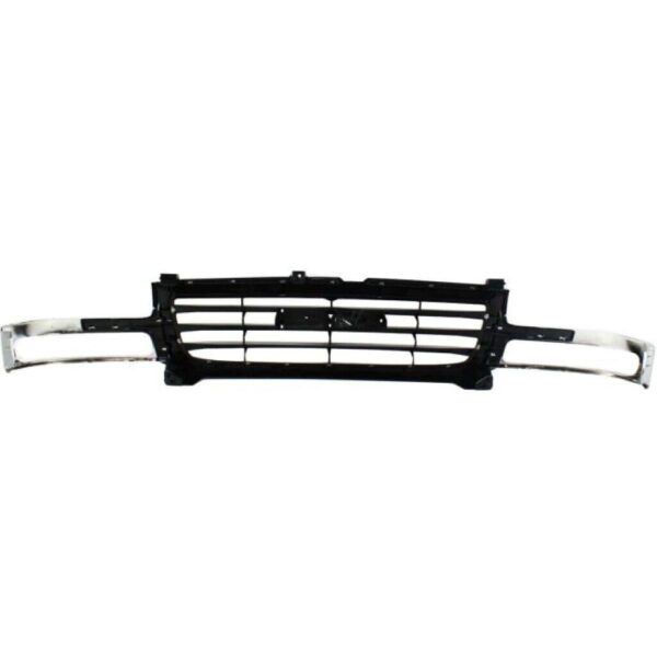 Grille Gmc Sierra 3500 2003-2006 Chrome/Black , GM1200475 - Image 3