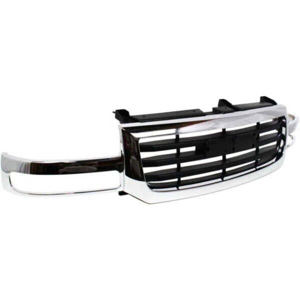 Grille Gmc Sierra 3500 2003-2006 Chrome/Black , GM1200475 - Image 5
