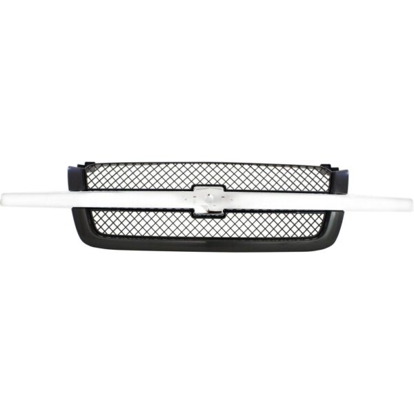 Grille Chevrolet Silverado 2500 2003-2005 With Ptm Frame/Chrome Moulding Without Cladding , GM1200489 - Image 5