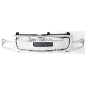Grille Assembly Gmc Yukon Denali 2001-2006 (Chrome Slv) Denali , GM1200510