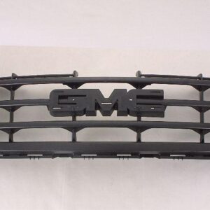 Grille Gmc Sierra Hybrid 2009-2013 Matte-Black 3 Horizontal Black Bars With Black Front Exclude Denali , GM1200583