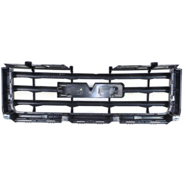 Grille Gmc Sierra 3500 2007-2013 Matte-Black 3 Horizontal Black Bars With Black Front Exclude Denali , GM1200583 - Image 5