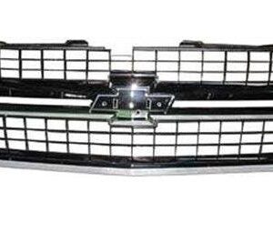 Grille Chevrolet Silverado 3500 2007-2010 Matte-Black With Chrome Frame , GM1200608